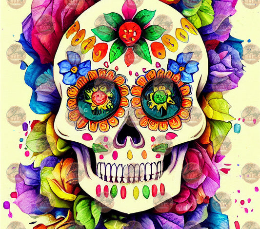 Sugar Skull 5 Tumbler Wrap