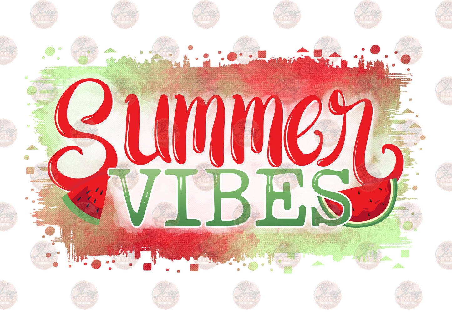 Summer Vibes Watermelon 1 Transfer