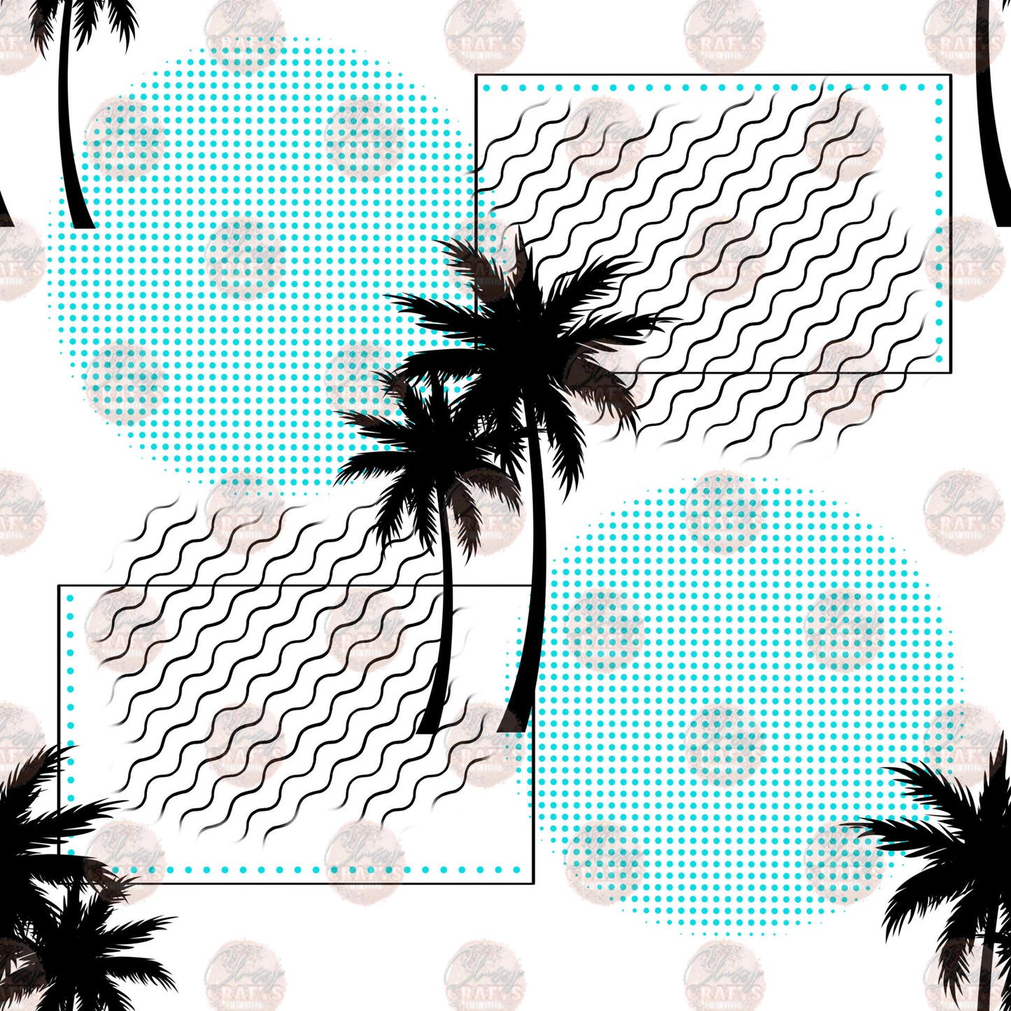 Summer White And Blue 2 Seamless Wrap