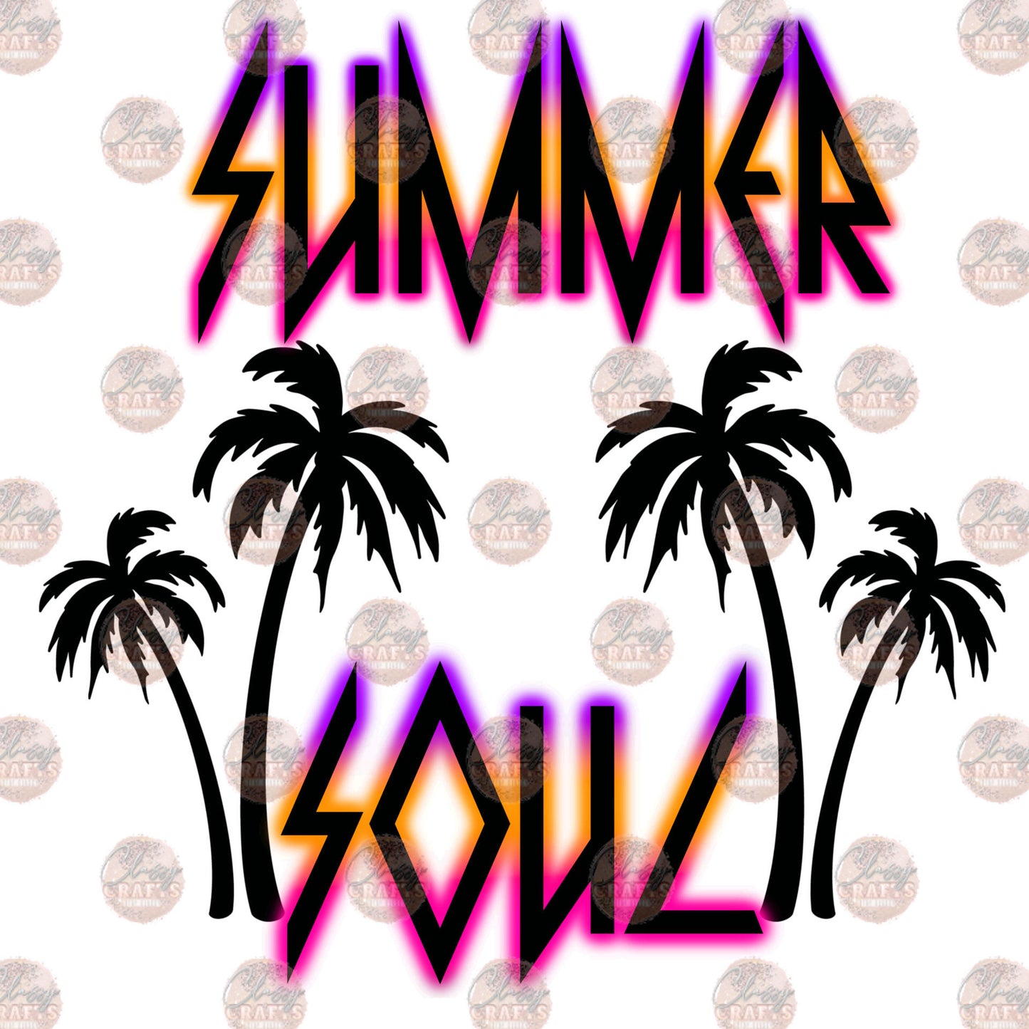 Summer Soul Neon Transfer