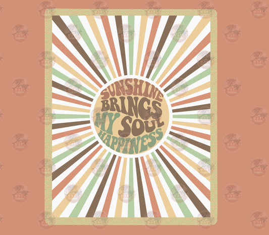 Sunshine Brings Happiness Tumbler Wrap