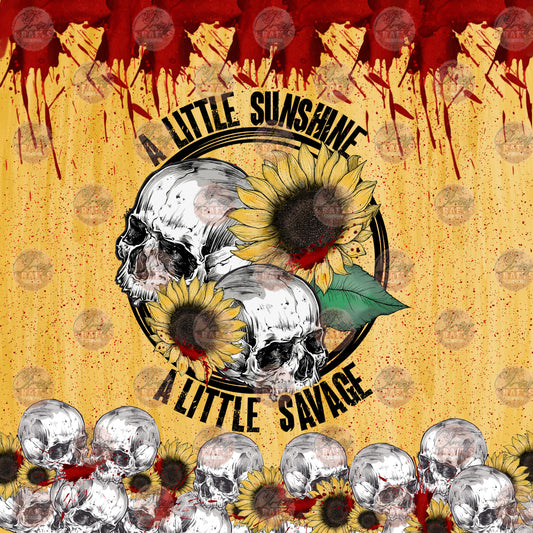 Sunshine & Savage Tumbler Wrap