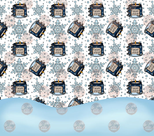 Sweater Weather Snow Tumbler Wrap