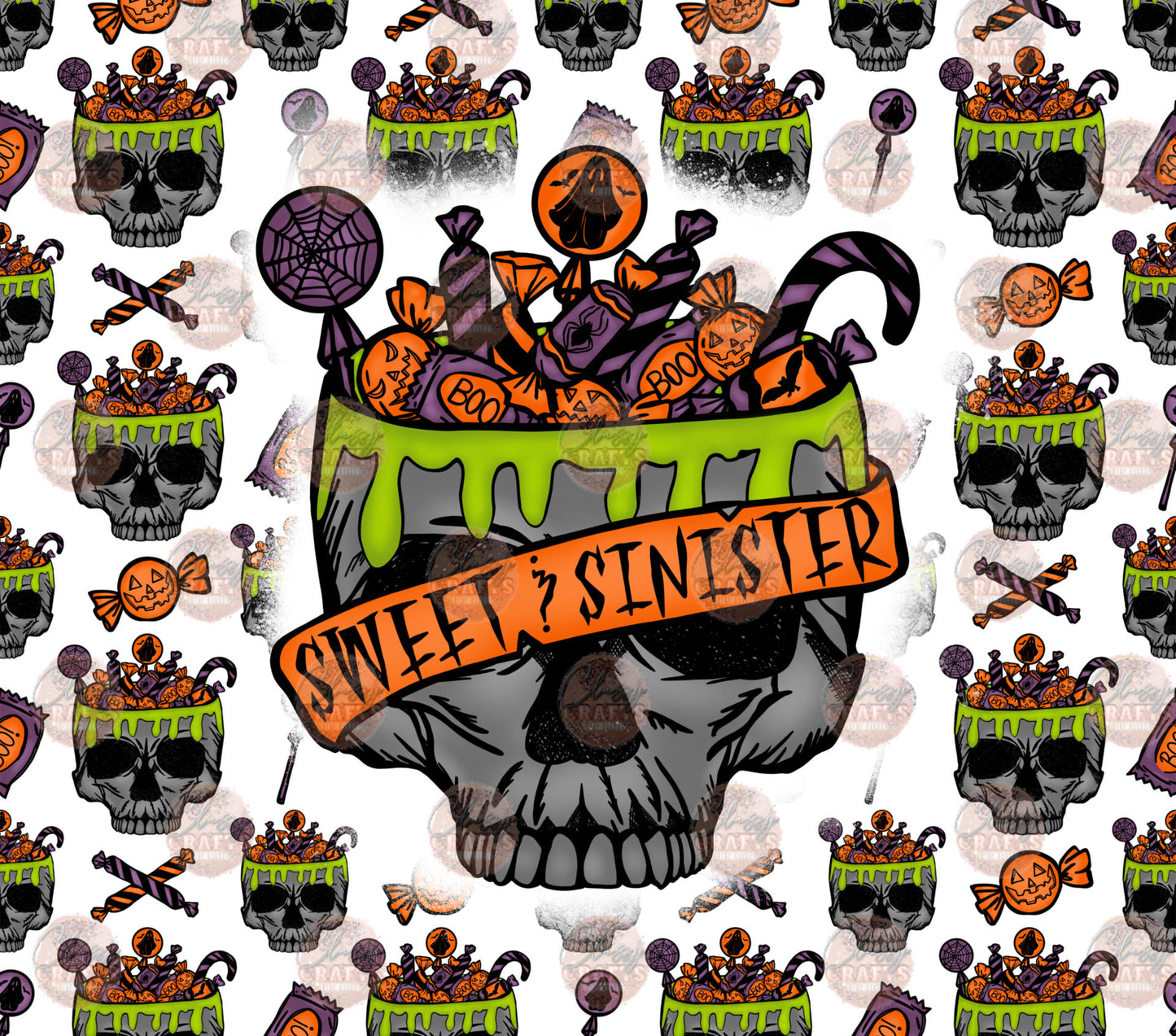 Sweet And Sinister Tumbler Wrap