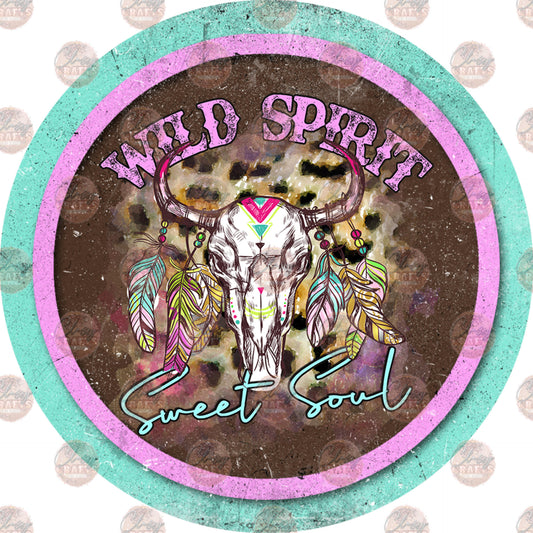 Sweet Soul Car Coaster - Sublimation Transfer