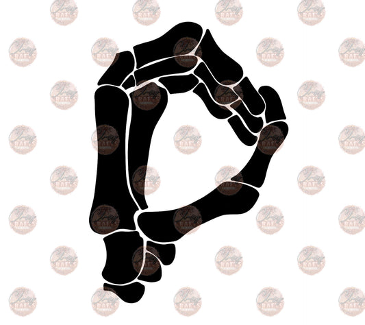 Take No Shit Skelly Hand Transfer