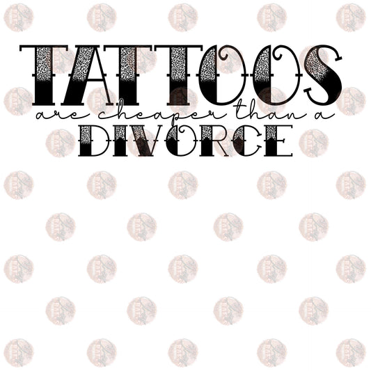 Tattoos Divorce Blk Transfer