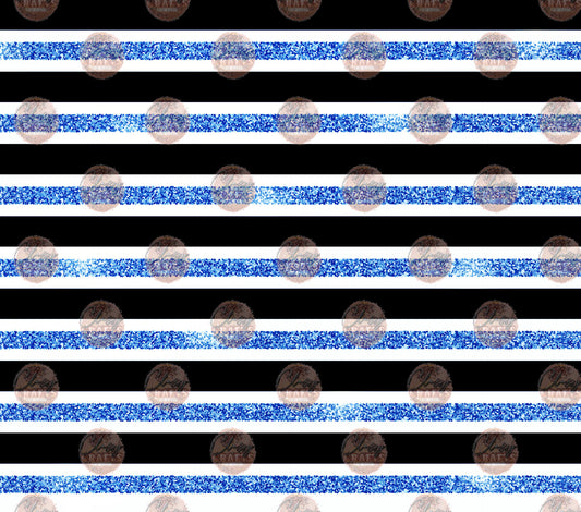 Teal Black Line Tumbler Wrap