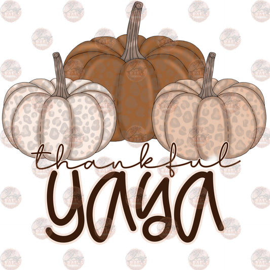 Thankful Yaya - Transfer