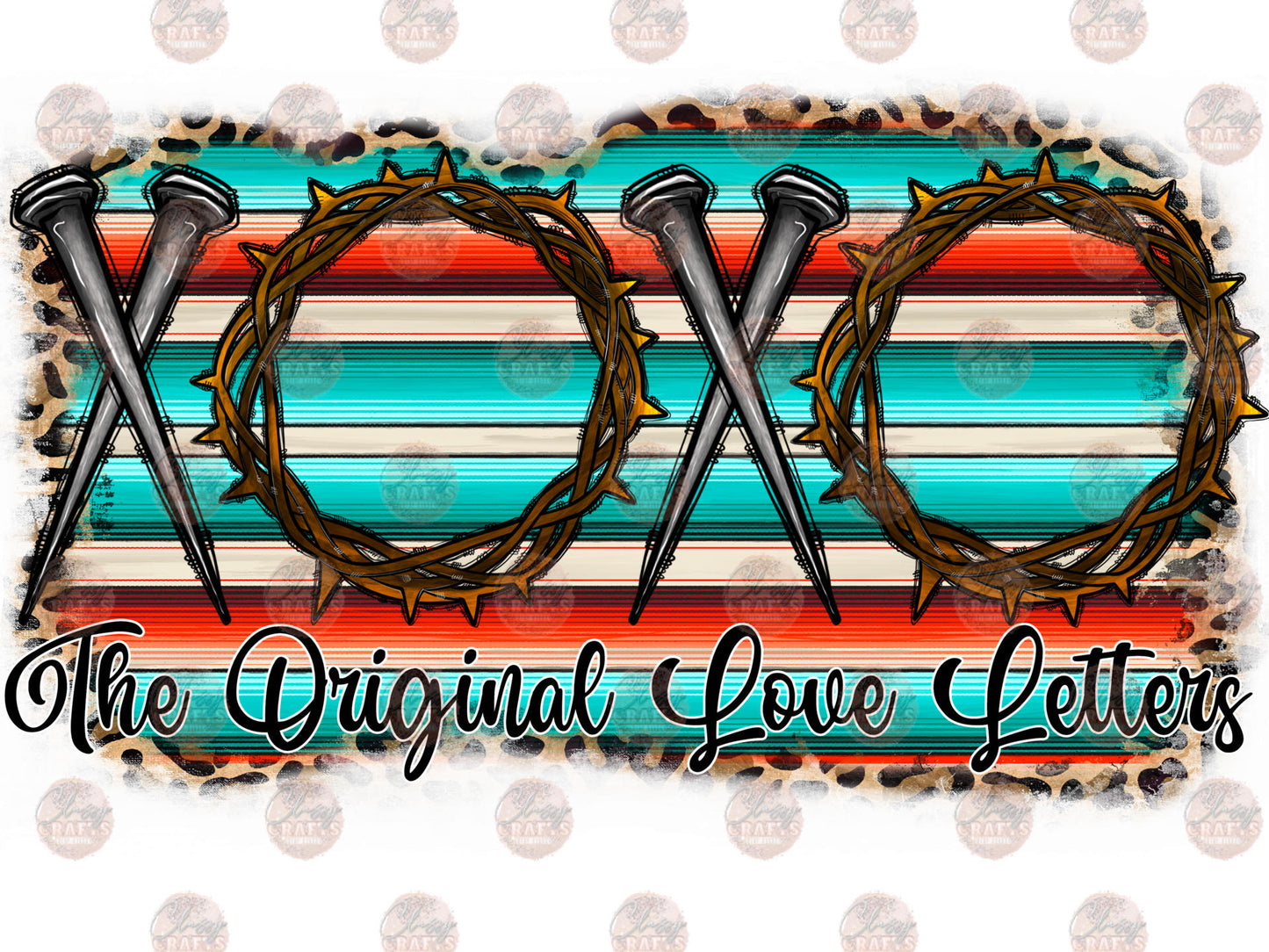 The Original Love Letters Serape Transfer