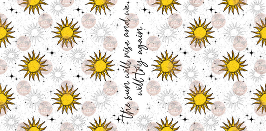 The Sun Will Rise 16oz Libbey Wrap