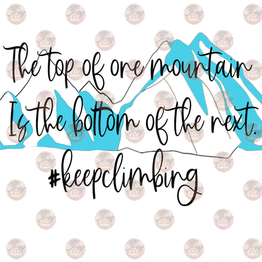 Top Of The Blue Mountain Transfer