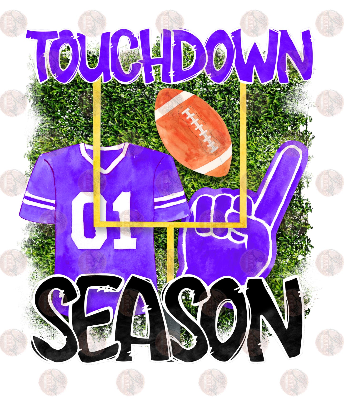 Touchdown Season Purple Transfer