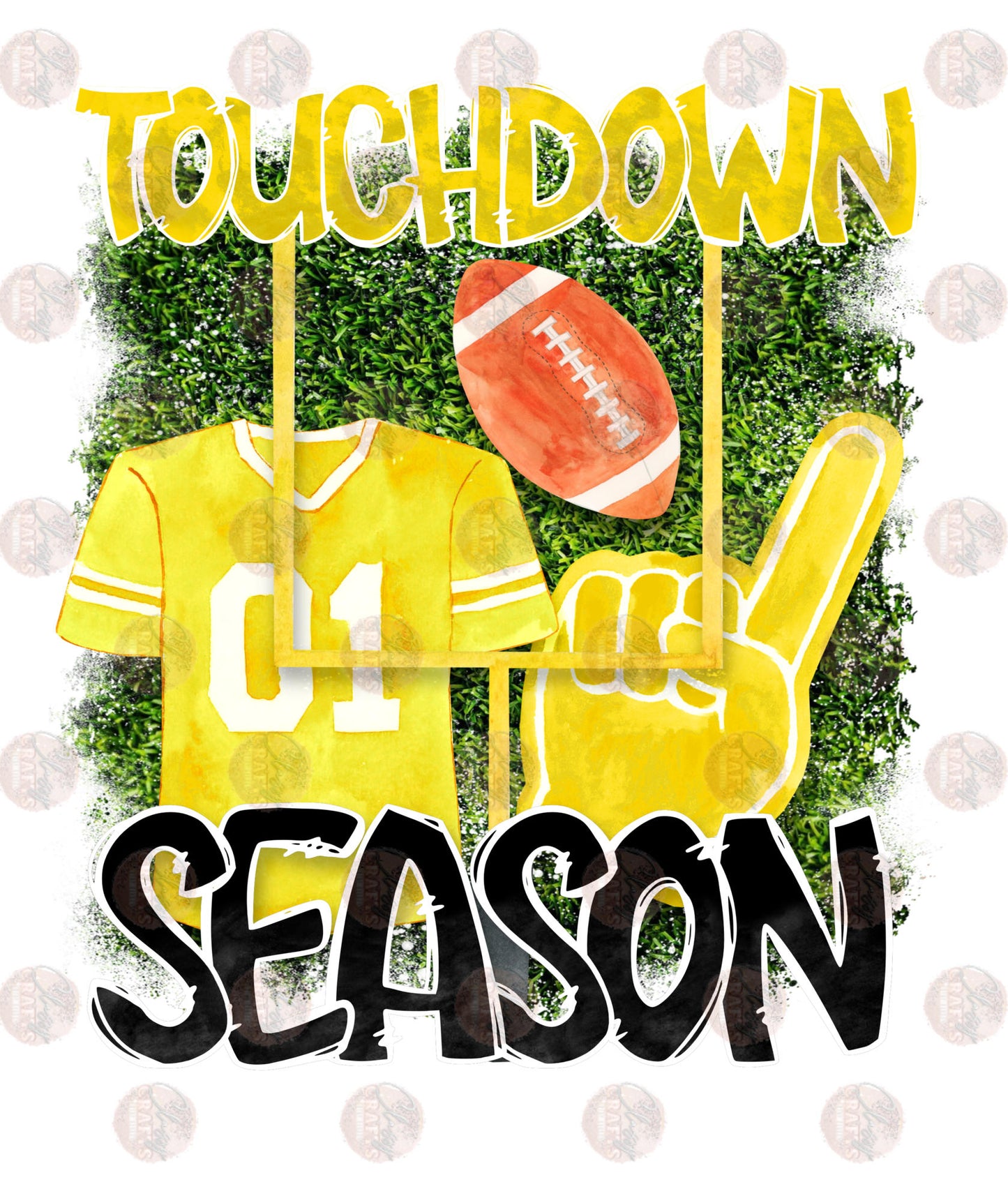 Touchdown Season Yellow Transfer