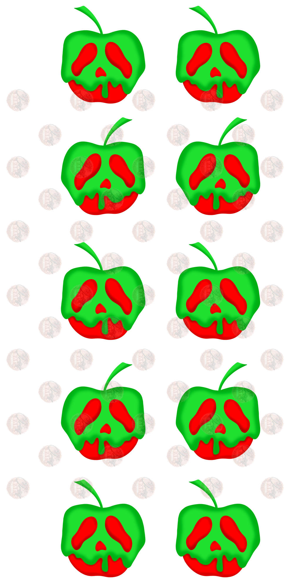 Toxic Apple Sleeves Transfer