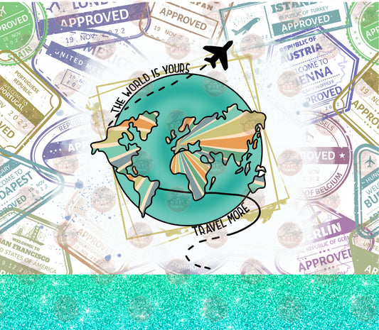 Travel More Tumbler Wrap