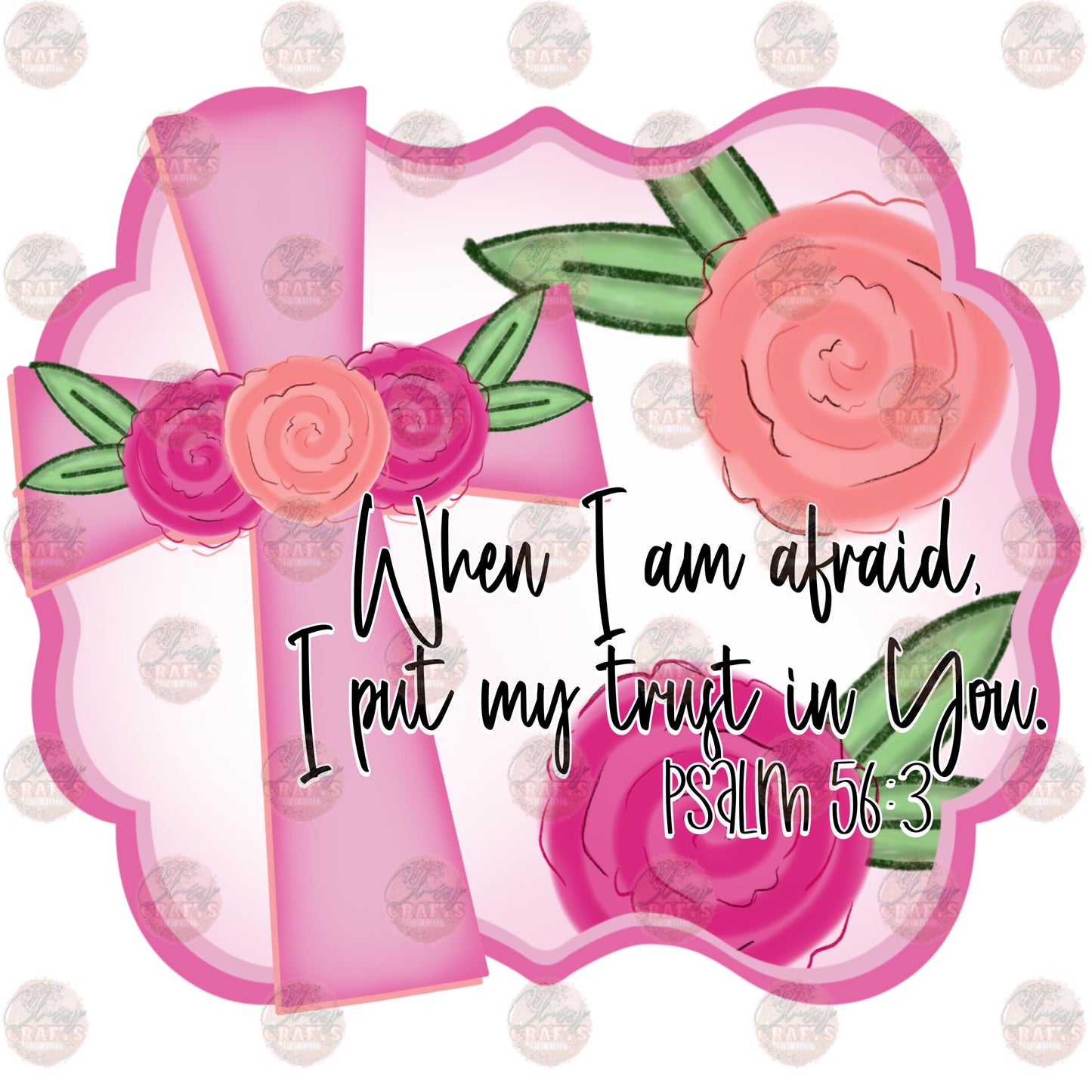 Trust In You Sassy Tumbler - Sublimation Transfer