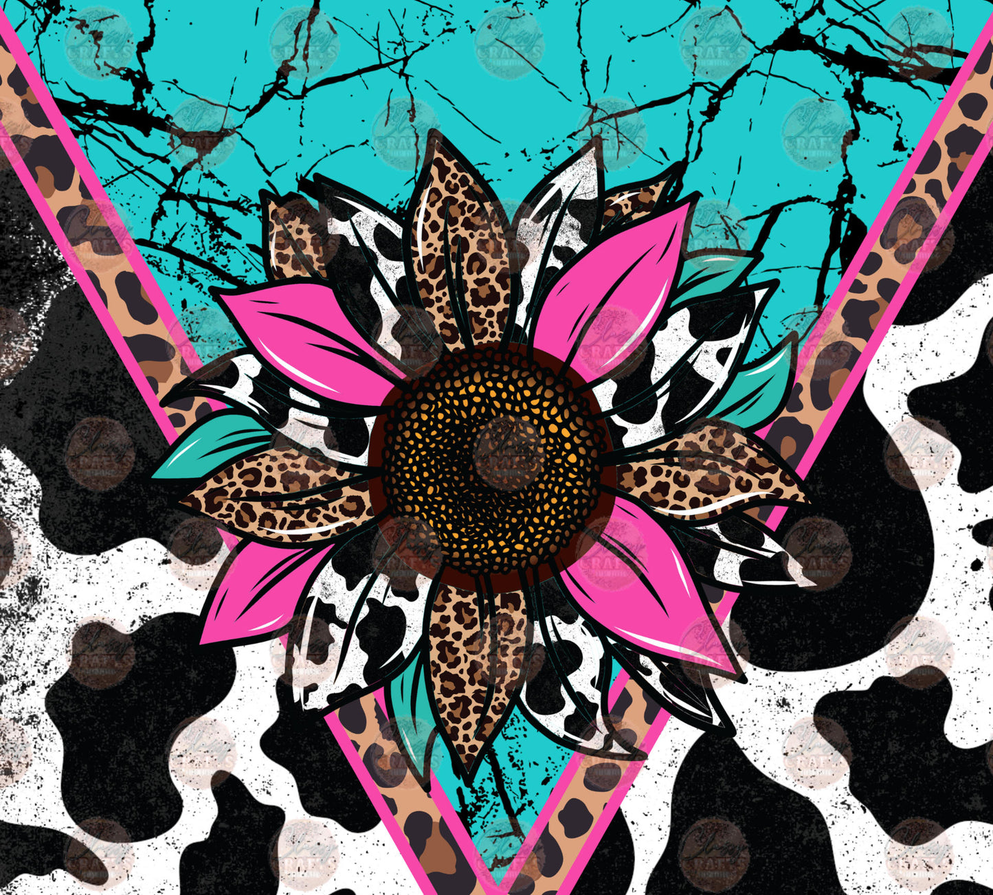 Turquoise Gen Stone Tumbler Wrap