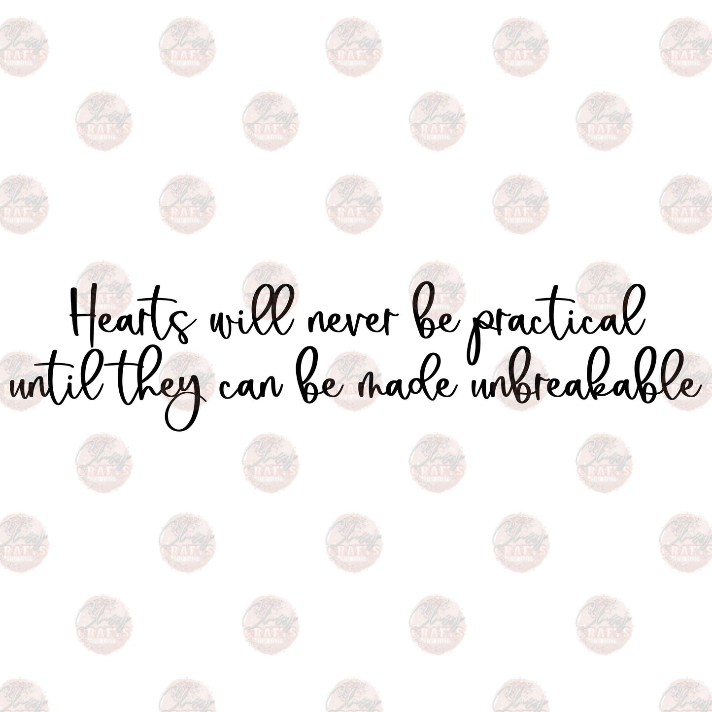 Hearts Will Never Be Practical Transfer