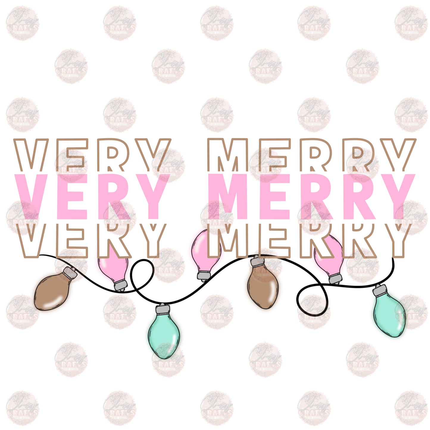 Very Merry Lights Transfer