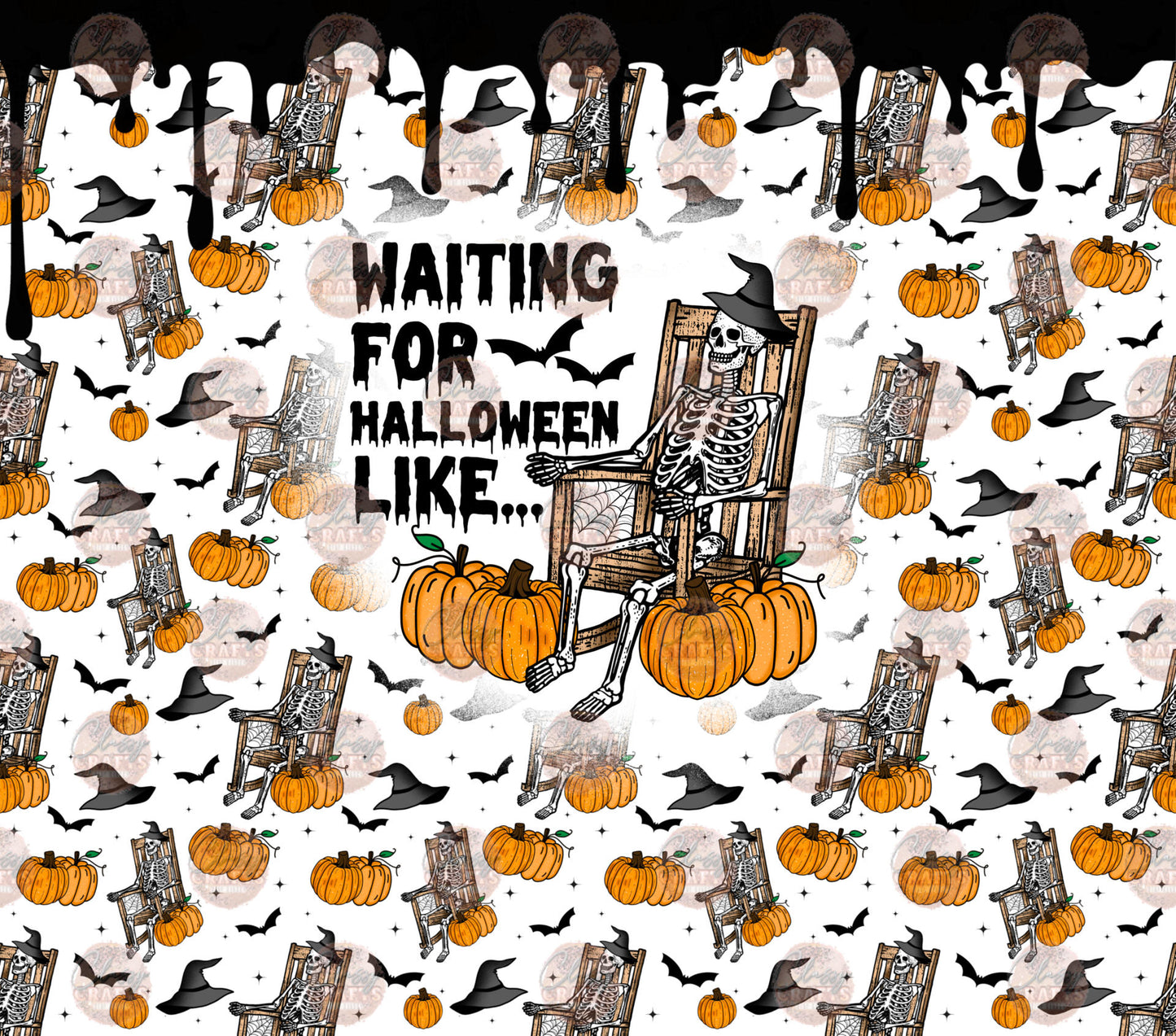 Waiting For Halloween Like ... Tumbler Wrap