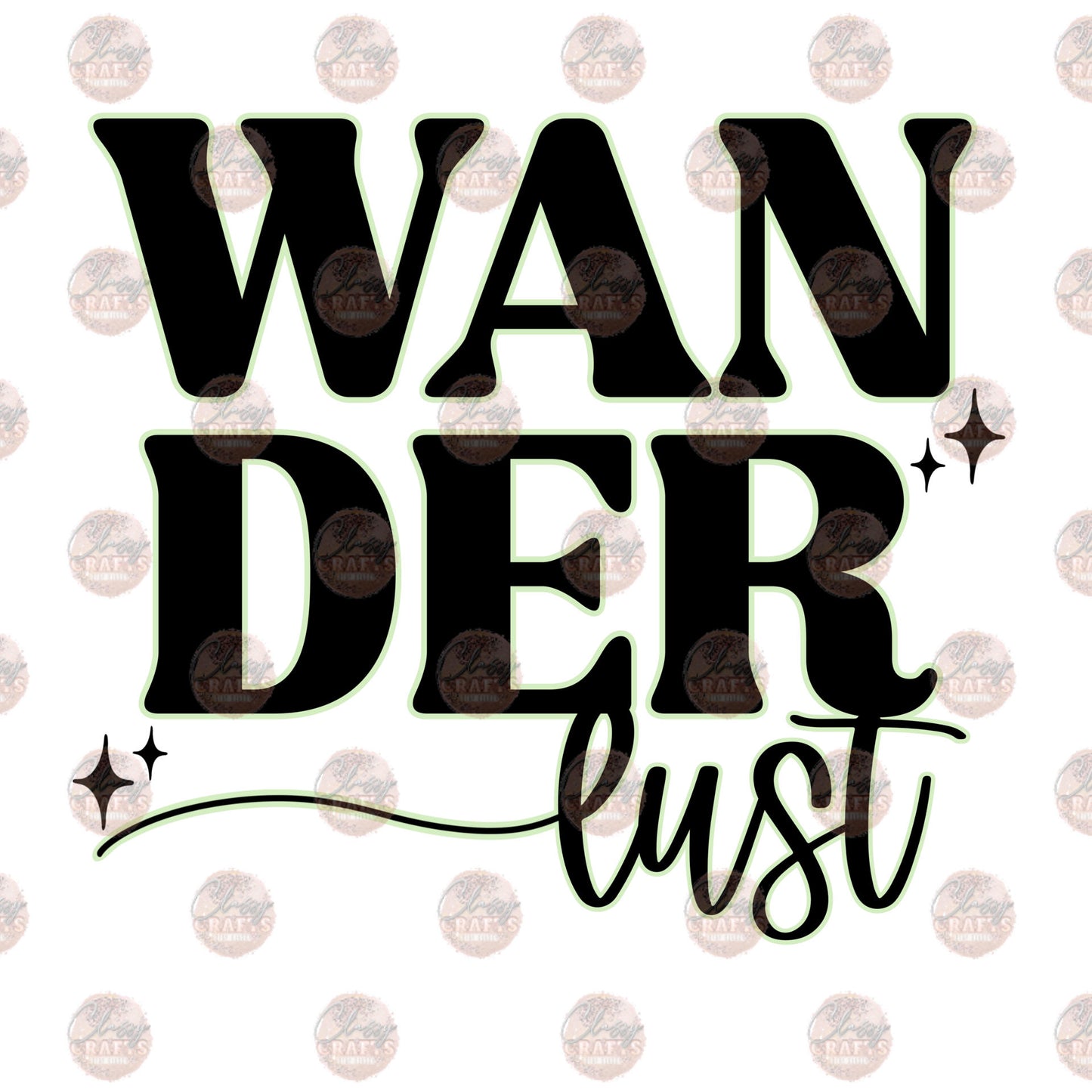 Wanderlust Black Transfer