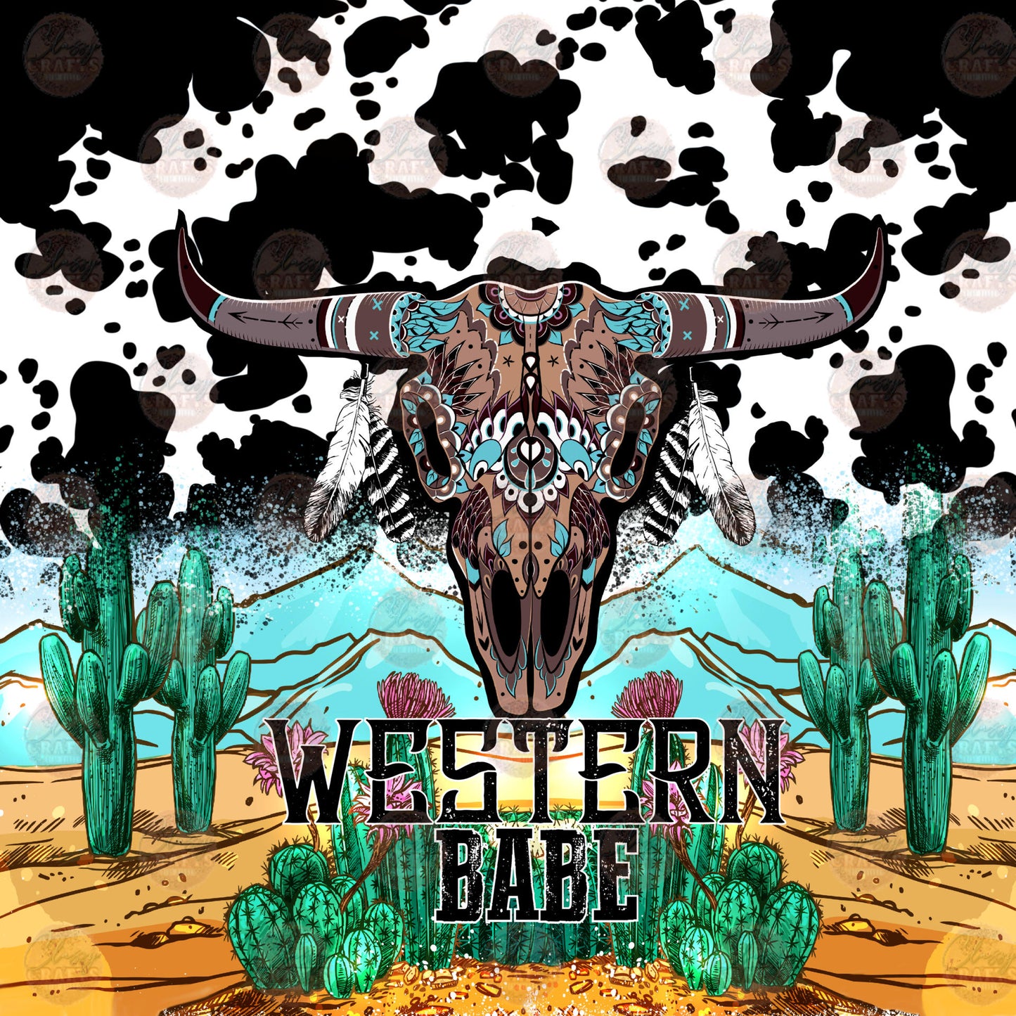 Western Babe Tumbler Wrap
