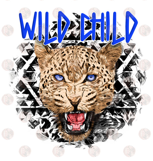 Wild Child /Blue - Sublimation Transfer