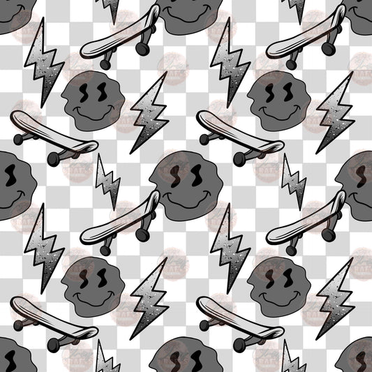 Wild Child Gray 2 Seamless Wrap - Sublimation Transfer