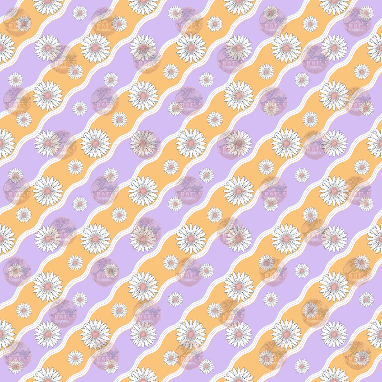 Wild Daisy 1 Seamless Wrap - Sublimation Transfer