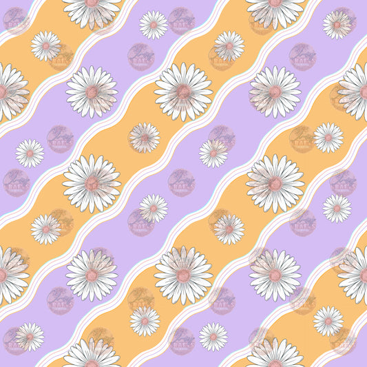 Wild Daisy 2 Seamless Wrap - Sublimation Transfer