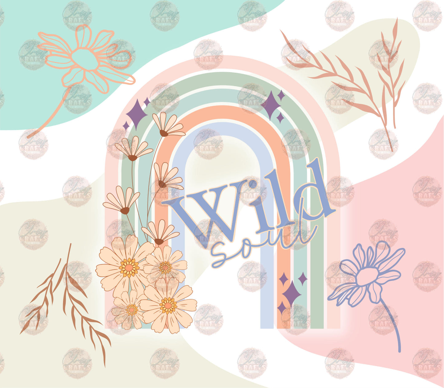 Wild Soul Rainbow Tumbler Wrap