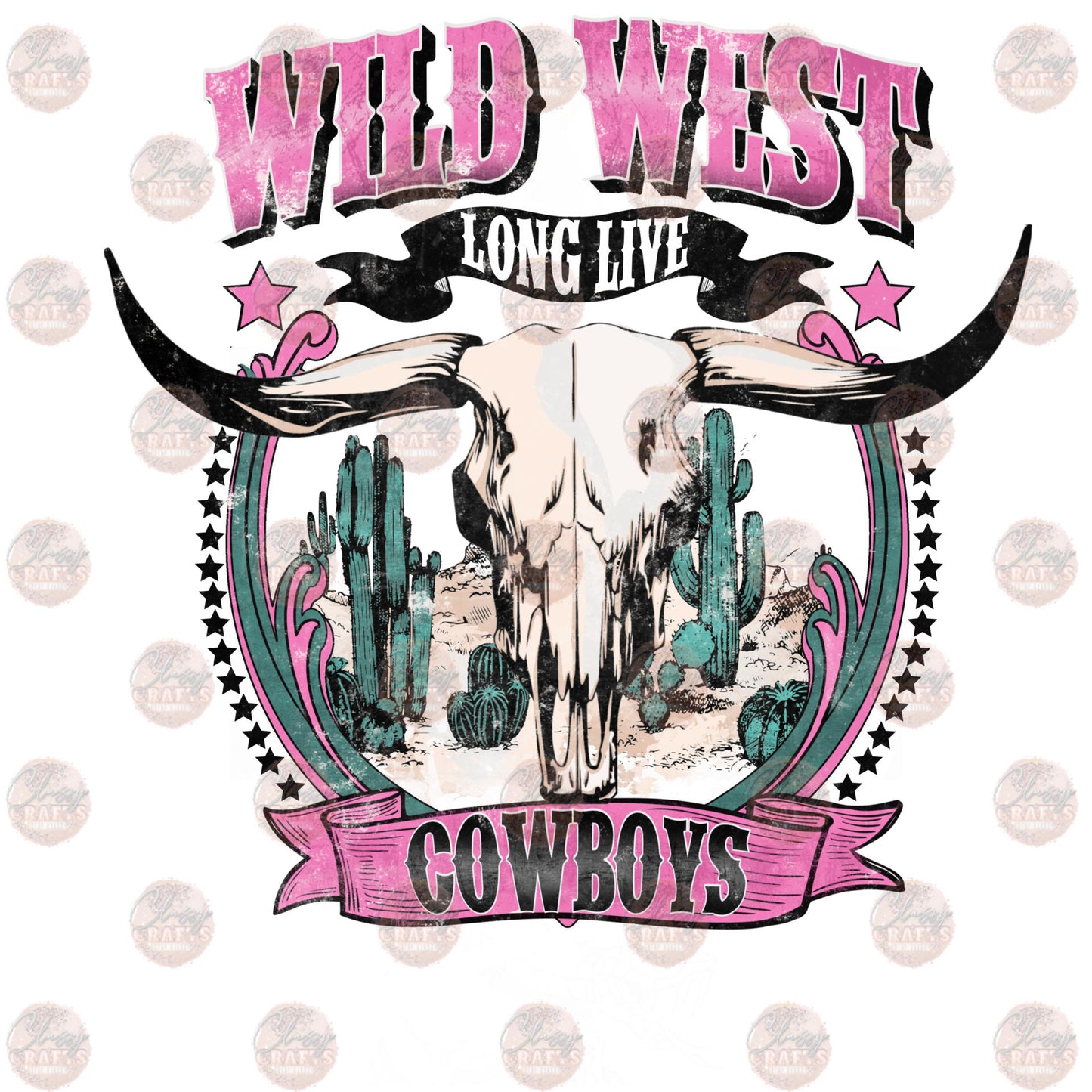 Wild West Pink Transfer