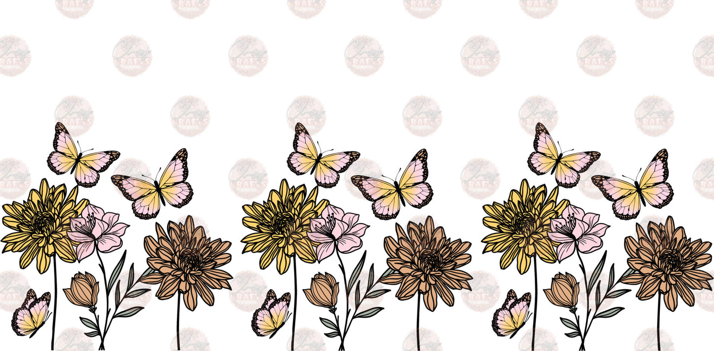 Wildflowers Boho 16OZ Libbey Wrap