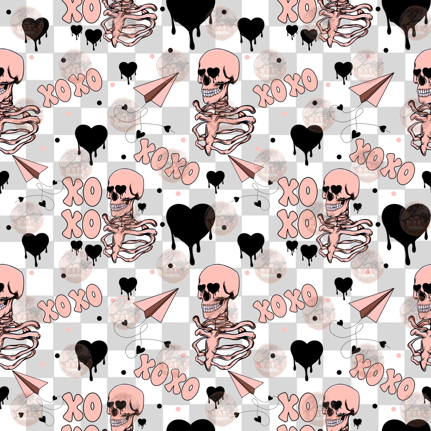 XOXO Skellie Seamless Wrap