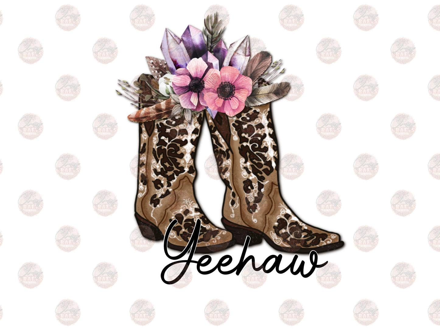 Yeehaw Boots - Sublimation Transfer