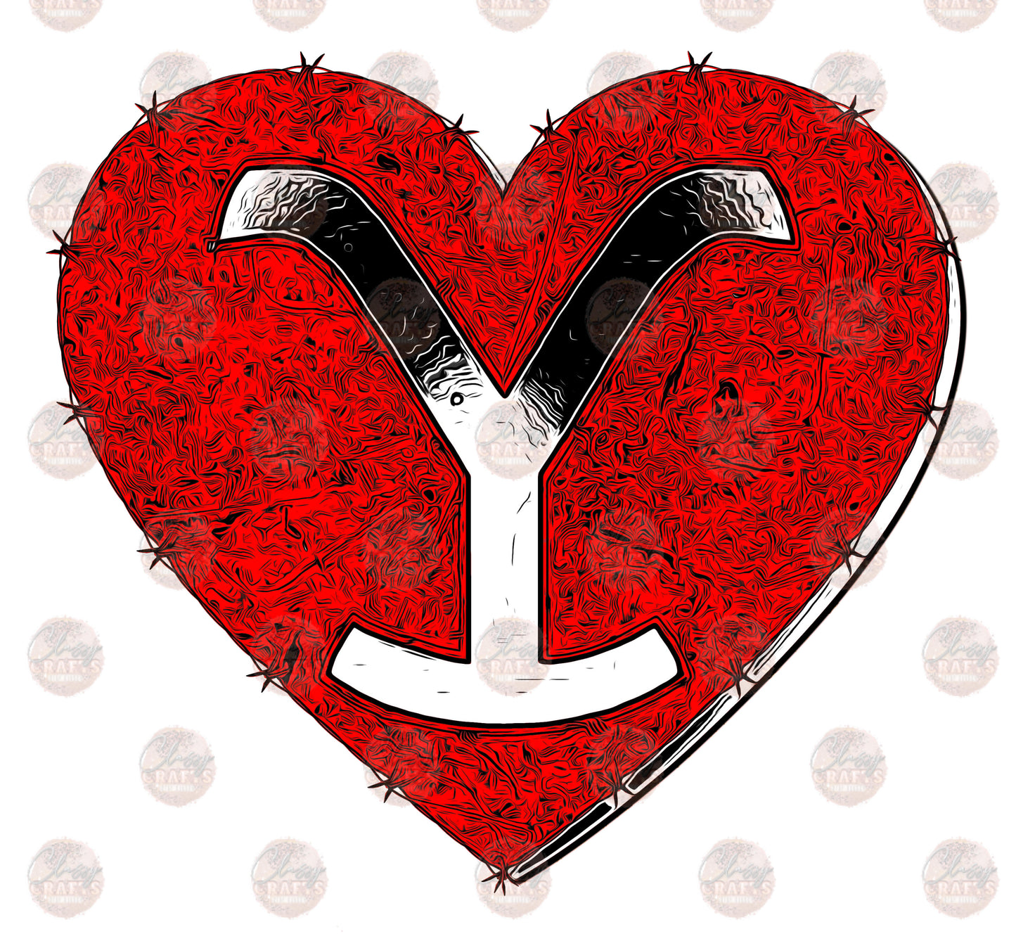 Y.S. Heart/ Red Transfer