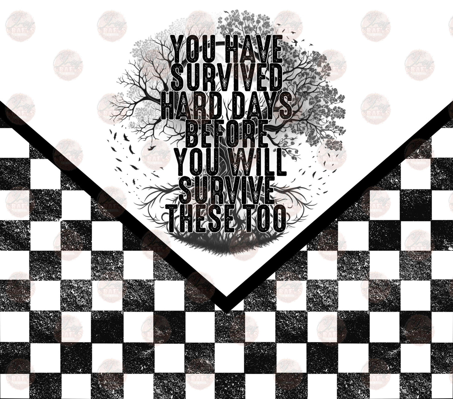 You Have Survived Tumbler Wrap