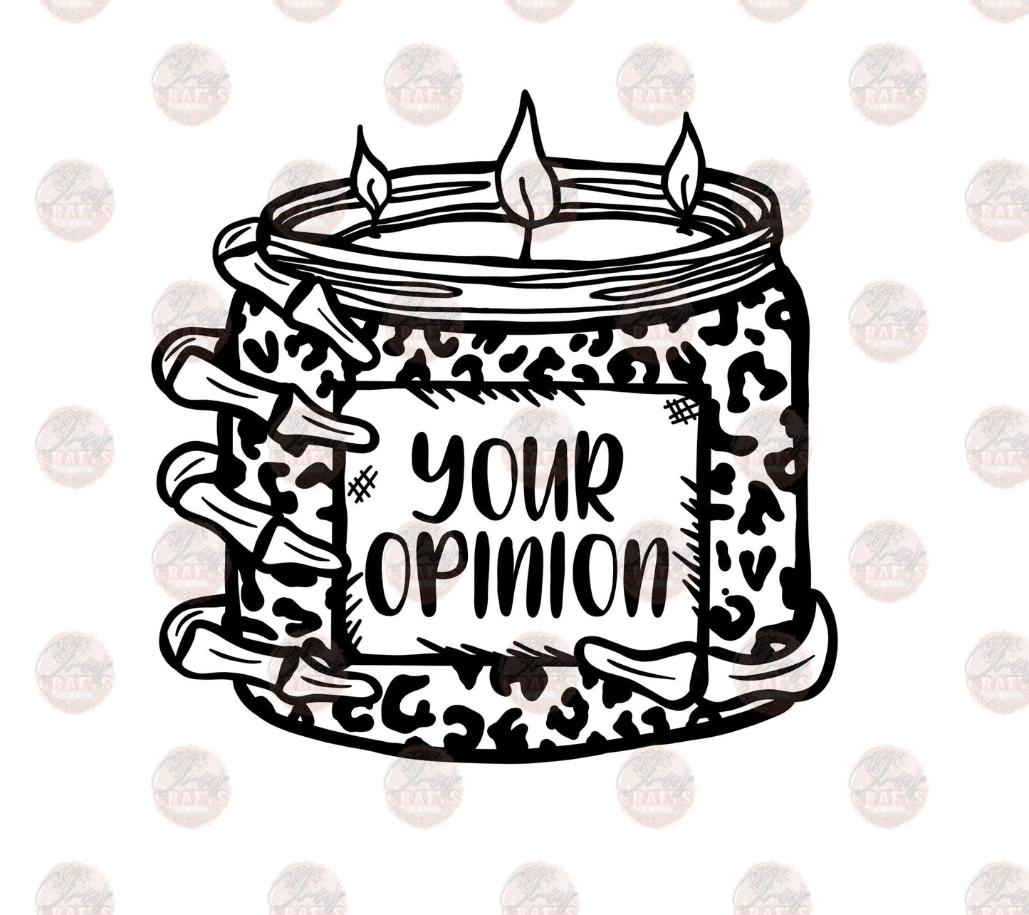 Your Opinion Black & White Transfer