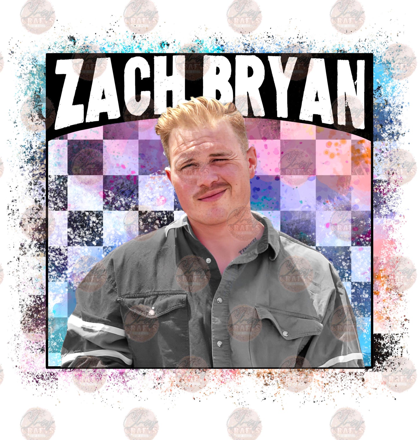 Z.B Checkered Colors Transfer