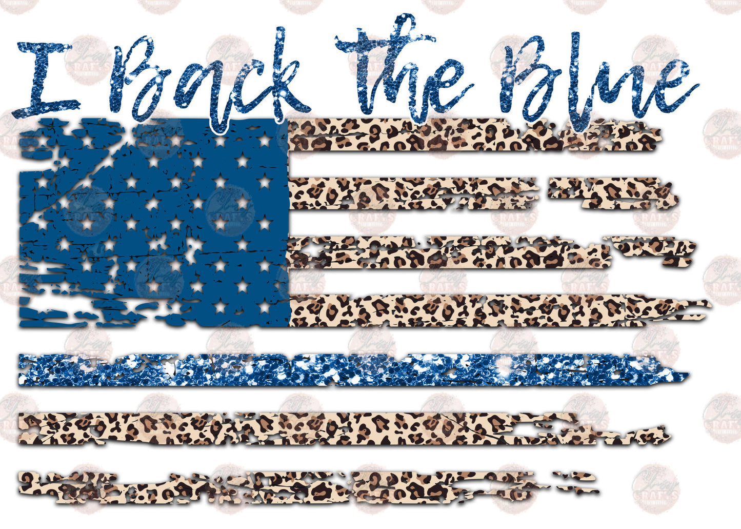 I Back The Blue Transfer