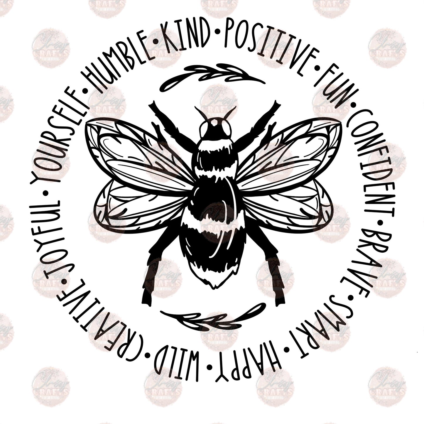Bee Something Circle Transfer