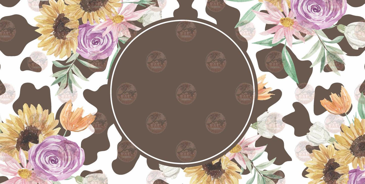 Brown Cow License Plate - Sublimation Transfer