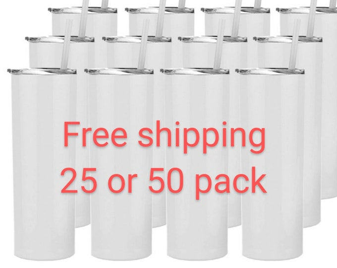 20 oz sublimation tumbler 25pcs a case high quality Free shipping