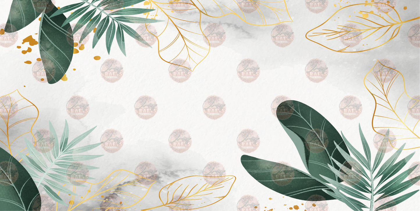 Leaf Marble License Plate- Sublimation Transfer