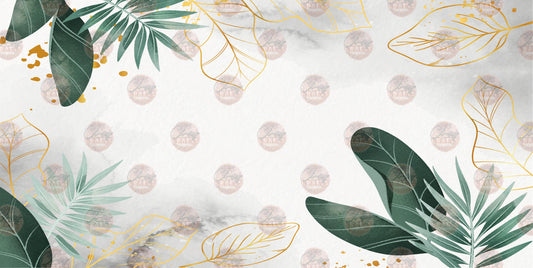 Leaf Marble License Plate- Sublimation Transfer