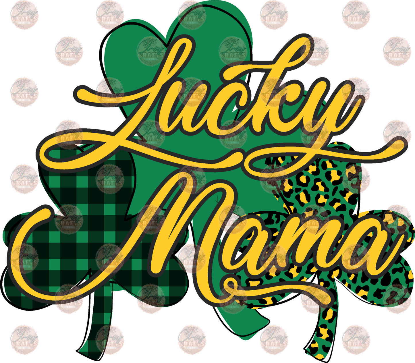 Lucky Mama Clovers Transfer