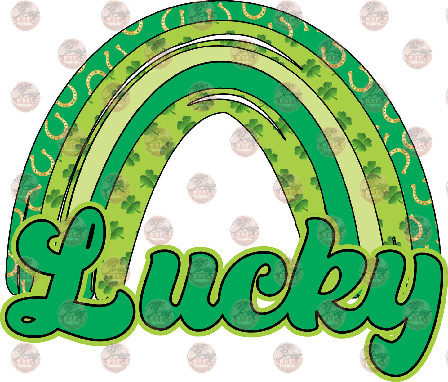 Lucky Rainbow Green Transfer