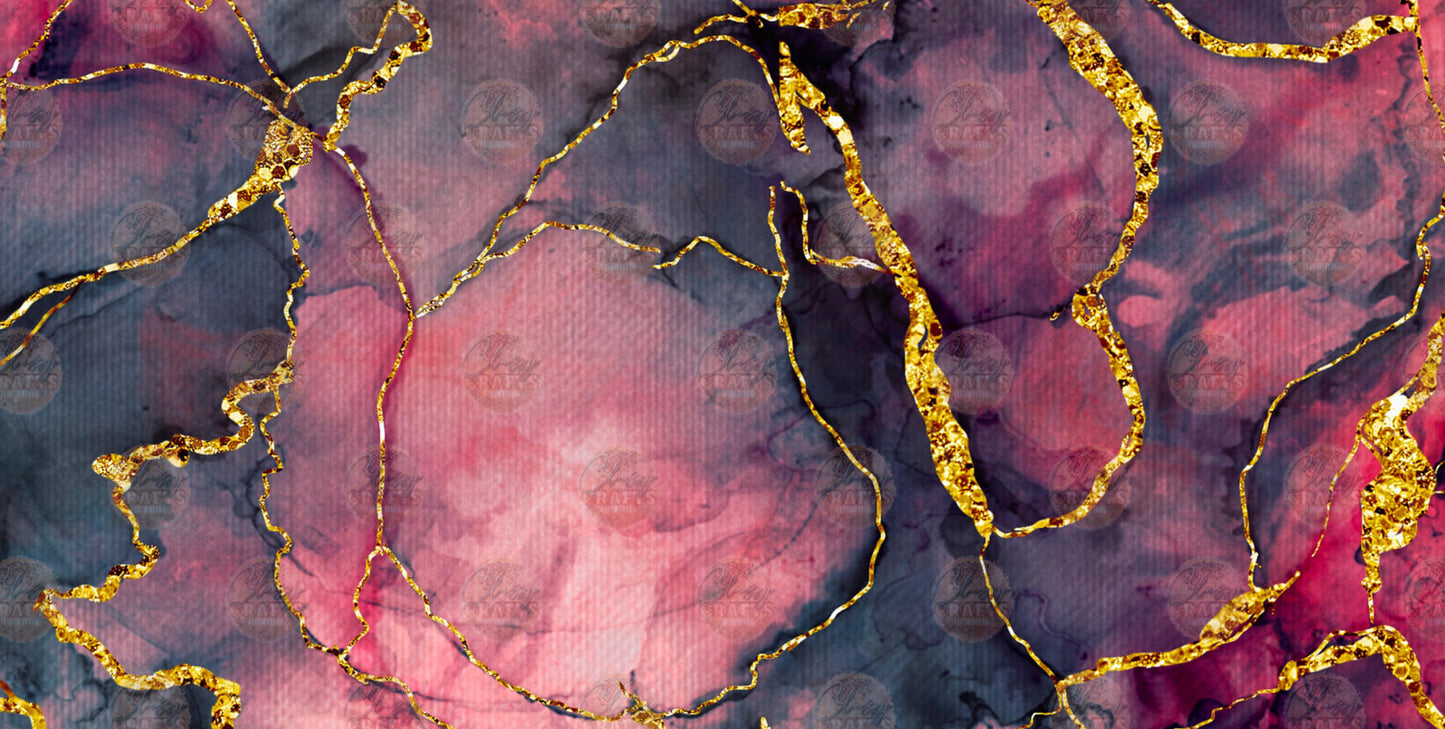 Purple Pink Marble License Plate- Sublimation Transfer