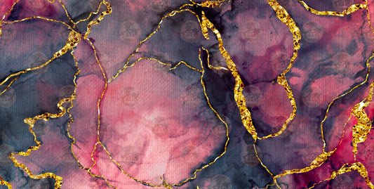 Purple Pink Marble License Plate- Sublimation Transfer